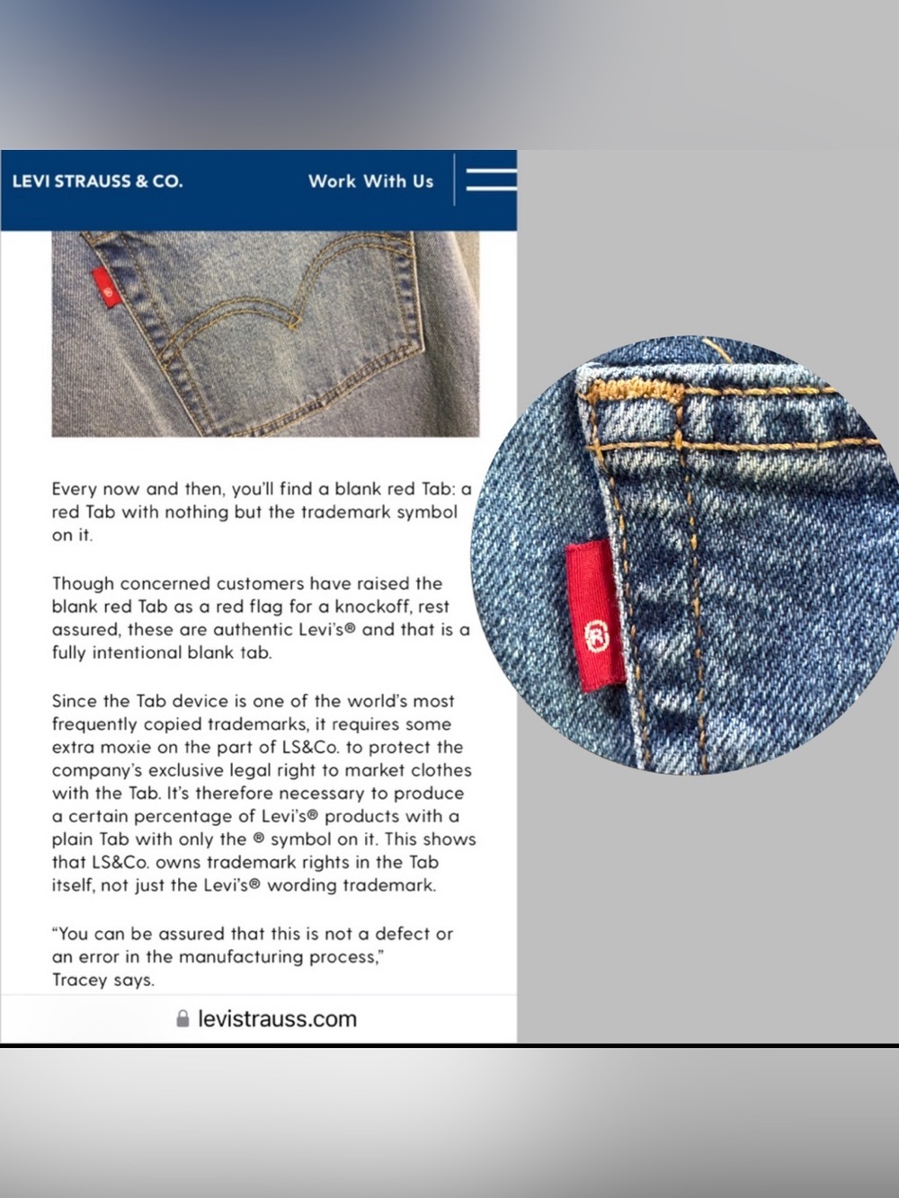 LEVI’S Ribcage Straight Ankle Button-Fly Med Wash Jeans W30 L27 - Picture 14 of 17